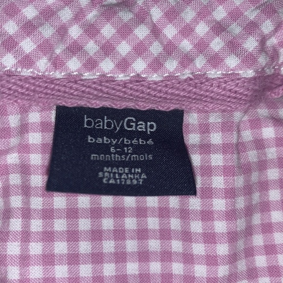 Baby Gap cotton button down collard shirt 6-12months - Picture 2 of 3